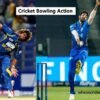 Cricket Bowling Action