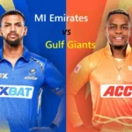 MI Emirates vs Gulf Giants