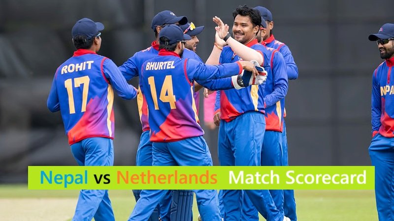 Nepal National Cricket Team vs Netherlands National Cricket Team match scorecard