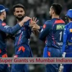 Lucknow Super Giants vs Mumbai Indians Timeline