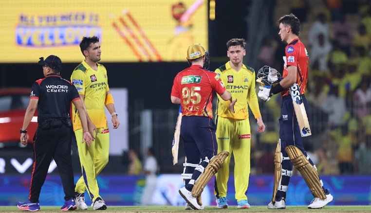 Chennai Super Kings vs Punjab Kings Standings