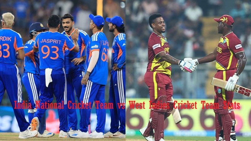 India National Cricket Team vs West Indies Cricket Team Stats